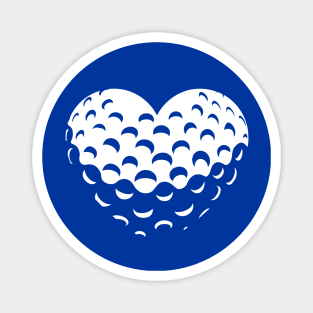 Golf Heart Magnet